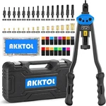 Akktol Rivet Nut Tool Kit, 16" Rivnut Kit With 15 16. Fixed Price $121.99.