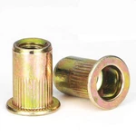 Rivet Nut, Lokman 20 Pieces 1/2-13unc Carbon Steel Flat Head Rivnut Threaded .... Fixed Price $18.49.