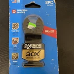 (j)imperial Blades One Fit 1-3/8" Extreme Storm Metal Blade, 2 Pack (iboat360-2). Fixed Price $12.00.