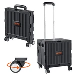 Vevor Folding Shopping Cart Foldable Utility 110 Lbs Telescoping Handle. Fixed Price $36.72.