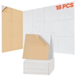 Vevor 18 Pack Acoustic Wall Panels 11.8 X 0.4 Inch Self-adhesive White. Fixed Price $32.99.