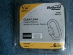 National Hardware N889-012, 5/16" Quick Links, Pack Of 6, Free Shipping. Fixed Price $14.00.