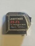 Antique Vintage 25 Craftsman Tape Measure #939394. Fixed Price $49.95.