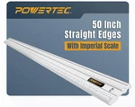 Powertec 50in Straight Edge Aluminum Machinist Tool 0.003 Tolerance. Fixed Price $51.99.