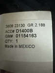 Acdelco Gm Ignition Lock Cylinder W/ 2 Keys Oem D1400b (gm #01154163. Fixed Price $30.00.