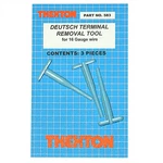 Thexton Deutsch Terminal Removal Tools For 16 Gauge Wire. Fixed Price $21.36.