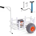 Vevor Fishing Cart 13 Inch Pu Wheels Portable Beach Utility Wagon 300 Lbs Cap.... Fixed Price $187.90.