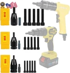 Hifeson Pneumatic Self Locking Rivet Nut Gun Head(replacement Mandrel Each 5p.... Fixed Price $88.84.