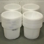 (200) Leaktite Pail Liners 050-50, 5 Quart, 9-1/4" X 6-1/8", White Hdpe Plastic. Fixed Price $249.95.