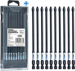 6 Inch Long Phillips Bit#2 Magnetic Anti Slip Impact Screwdriver Bits Set,10pcs. Fixed Price $21.63.