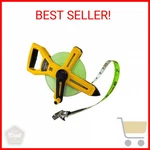 Komelon 6622 Open Reel Fiberglass Tape Measure, 200-feet, Green. Fixed Price $43.44.