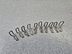 Lot Of 10 Original Porsche 356c 911 912 914 Front Brake Pin Retainer Clips Ate. Fixed Price $15.00.