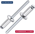 Wensilon (250pcs) 3/16"x1/2" Aluminum Blind Pro Rivets,aluminum Grip And Steel M. Fixed Price $16.29.