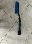Hopkins S24-527pkus Mallory 22" My Blue Windshield Snow Brush / Ice Scraper. Fixed Price $5.00.