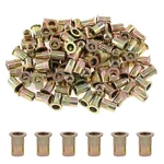 100pcs 1/4"-20unc Zinc Plated Carbon Steel Rivet Nut Flat Head Rivnut Threaded I. Fixed Price $20.99.
