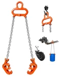Updated Chain Drum Lifter 2200 Lbs Load Capacity Works Great With Fork Lifts .... Fixed Price $44.05.