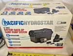 Pacific Hydrostar Battery Back-up Sump Pump System 68867 12 V Dc Charger Boat. Fixed Price $84.99.
