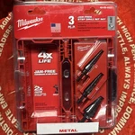 Milwaukee 48-89-9221 Tool Step Drill Bit Set - 3pc. Fixed Price $79.99.