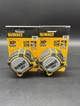 Lot Of 2 Dewalt Xp Extended Performance 35' Tape Measure Dwht36235. Fixed Price $79.99.