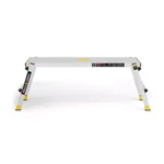 Gorilla Ladders Work Platform Aluminum Folding Step Bench 4ft 300lb Heavy Duty. Fixed Price $103.21.