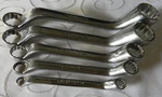 Snap-on 5pc Sae 12pt Flank Drive Short 60 Offset Box Wrench Set #xso605. Fixed Price $259.99.