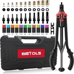 Wetols 17" Rivet Nut Tool, Hand Tool Kit With 11 Metric & Sae Mandrels M3. Fixed Price $84.00.