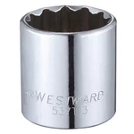 Westward 53yt13 Socket, Steel, Chrome, 1 In. Fixed Price $5.56.