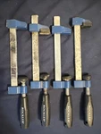Rockler Sliding Bar Clamps 4.5" Jaw Opening Range Set Of 4. Fixed Price $25.00.