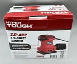 Hyper Tough 2.0-amp Palm Sander, Aq20035g Orbital - New. Fixed Price $23.99.