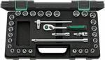 Stahlwille Socket Set Quickrelease 3/8" 96020107 With 33 Psc. 45ma/28/5qr K. Fixed Price $523.43.