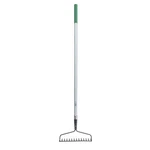 Expert Gardener Fiberglass Long Handle 14-tine Bow Rake With Comfort End Grip. Fixed Price $20.97.