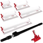 Level5 Drywall Composite Skimming Blades W/ Adapter + Handle 7pc Set 5-446c. Fixed Price $402.43.
