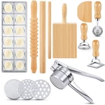 Tioncy 10 Pcs Pasta Making Tool Set Include Ravioli Maker Press, Gnocchi Boar.... Fixed Price $52.77.