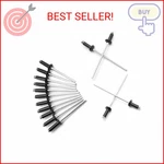 Harskiyer 3/32" X 1/4" Black Pop Rivets Assortment - 100pcs, Aluminum Met. Fixed Price $7.99.