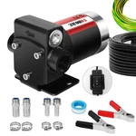 Gasoline Transfer Pump Yohome Dc 12v New Double Way Cast Iron Fuel Black. Fixed Price $125.90.