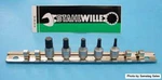 Stahlwille Germany 44k/5 Set Of 1/4 Dr Stubby Metric Hex Bit Sockets With Rail. Fixed Price $89.99.