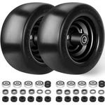2 Pack 11x6.00-5 Flat Free Lawn Mower Tires For Zero Turn With Upgrade .... Fixed Price $125.04.