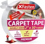 Xfasten Double Sided Carpet Tape For 2 Inch X 30 Yards W/mini Cutter, White. Fixed Price $25.84.
