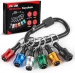 Katerk Quick-change 1/4" Hex Bit Holder 6pcs Aluminum Alloy Tool Set. Fixed Price $20.55.