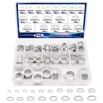 Maierke 510pcs Crush Washer Oil Drain 18 Sizes (m6-m24), Silver. Fixed Price $21.57.