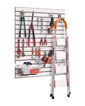 Vevor 4 X Ft Slatwall Paneling Mdf White Garage With Modular Design. Fixed Price $72.90.