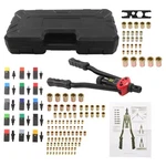 Lablt 16" Rivet Nut Tool Kit 15 Metric Sae Mandrels 125pcs Nuts & Case. Fixed Price $50.30.