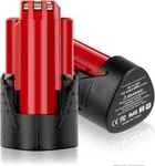 Upgraded 4.0ah 2packs Replacement For Milwaukee M12 12v Lithium Ion Battery, .... Fixed Price $16.18.