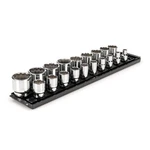 Tekton 1/2 In. Drive 12-point Socket Set With Rails 3/8 In.-1-1/2 19-piece. Fixed Price $137.84.