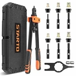 14" Hand Rivet Nut Tool Setter Kit Mandrel 1/4-20 5/16-18 3/8-16 M6 M8 M10 21 Pc. Fixed Price $144.84.