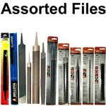 Assorted Sizes Crescent Nicholson Files, General Purpose Application Double Cut. Fixed Price $14.95.