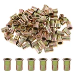100pcs 5/16"-18unc Zinc Plated Carbon Steel Rivet Nut Flat Head Rivnut Threaded. Fixed Price $19.45.