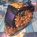 Performax Welding Helmet Antfi-x60 3 Adjustable Mask Flames Skulls Ansi. Fixed Price $20.00.