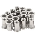 20pcs 3/8''-16 Stainless Steel Rivet Nuts Nutsert Threaded 3/8-16, Silver. Fixed Price $14.41.
