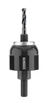 Dewalt Hole Saw Arbor (fits 9/16 -1 3/16 Inch) 3/8 Shank Quick Change Chn Dw1810. Fixed Price $10.74.